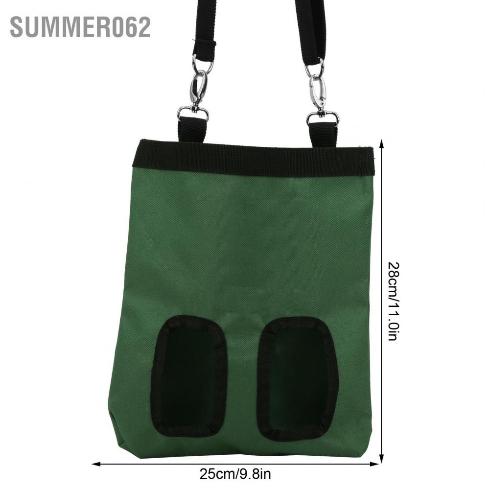 Summer062 Rabbit Feeding Bag Non‑toxic Hay Feeder Hanging Device for Small Pets
