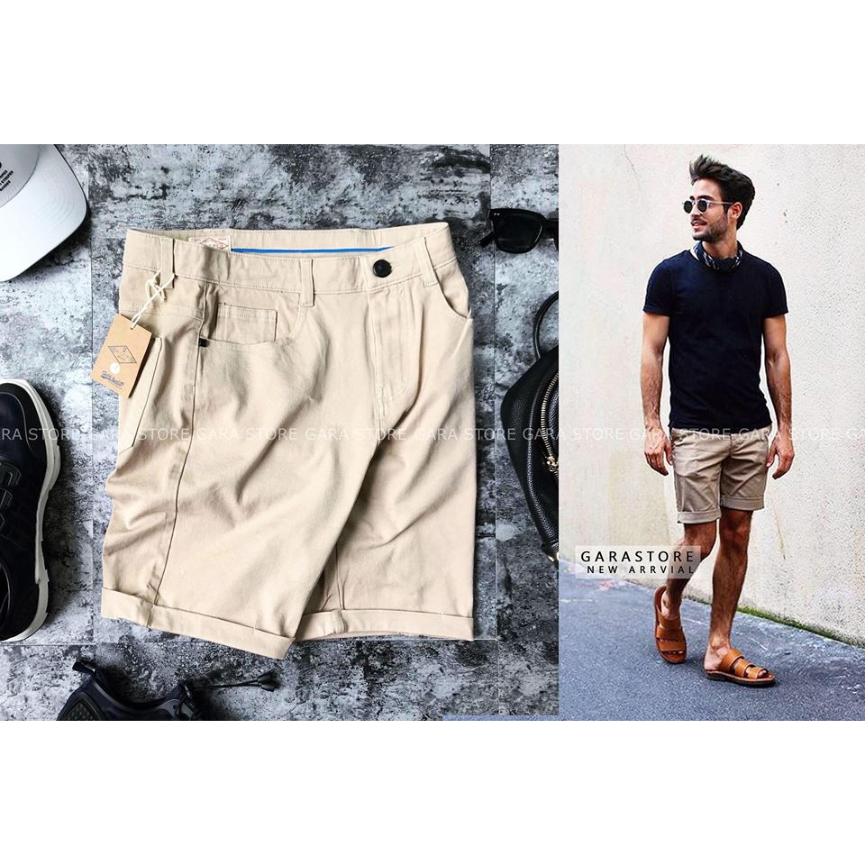 (Rẻ vô địch )Quần short kaki cotton co dãn nam cao cấp | BigBuy360 - bigbuy360.vn