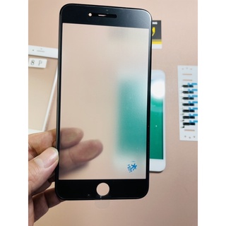 Kính liền ron iPhone 8Plus màu trắng