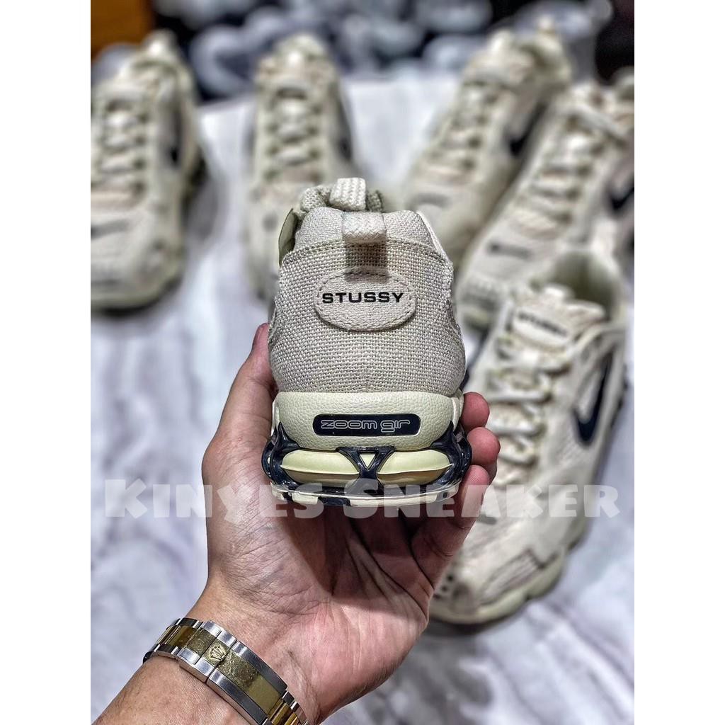 Giày NK Air Zoom Spiridon Cage 2 Stussy Fossil