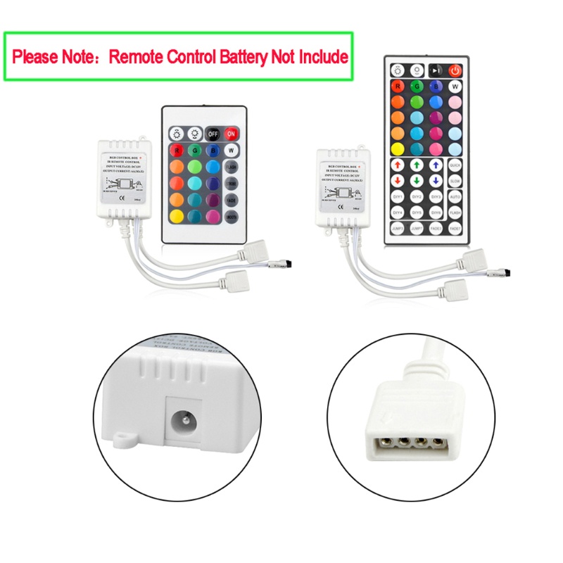 Bộ Điều Khiển Từ Xa 44 Phím Cho Dây Đèn Led IR RGB DC12V