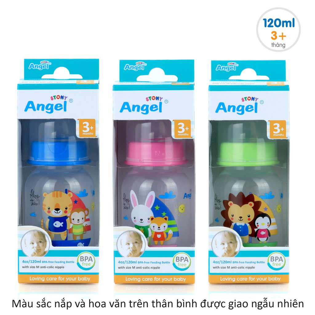 Bình sữa Angel Stony 60ml / 120ml / 240ml