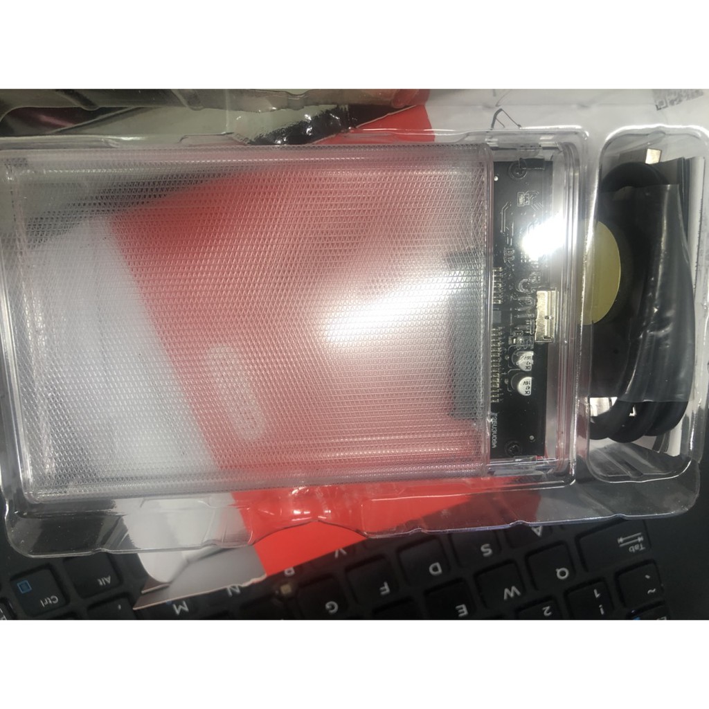 HDD Box 2.5 USB 3.0 SATA Unitek S1103A - Trong Suốt  -  Hãng phân phối- Full Box- Bảo Hành 12 Tháng