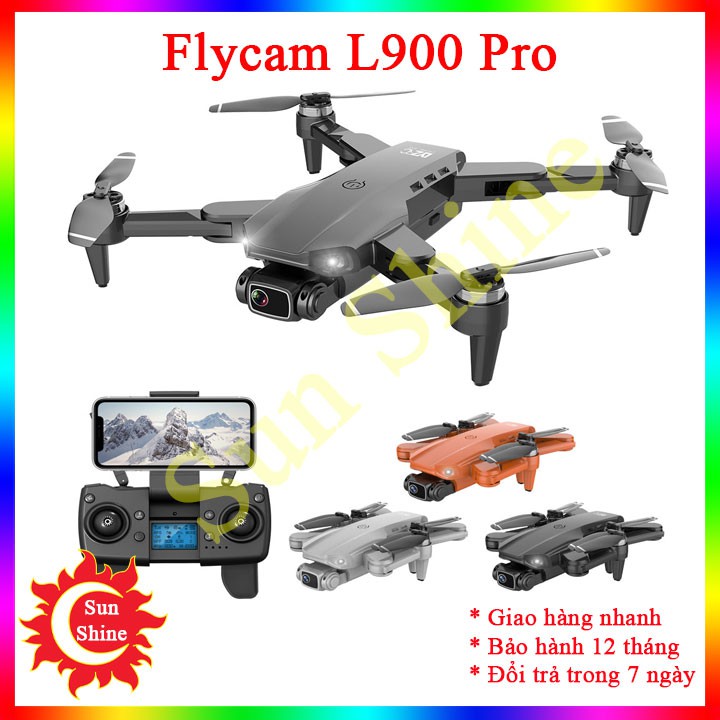 Flycam Mini Drone Camera 4k Máy Bay Cao Cấp Định Vị GPS Động Cơ Không Chổi Than (Tặng Balo)