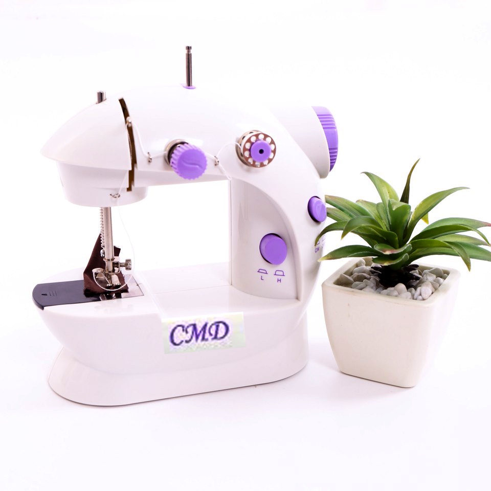 Máy May Mini Để Bàn Gia Đình - Máy Khâu Cầm Tay Mini Gia Đình Siêu Tiện Lợi