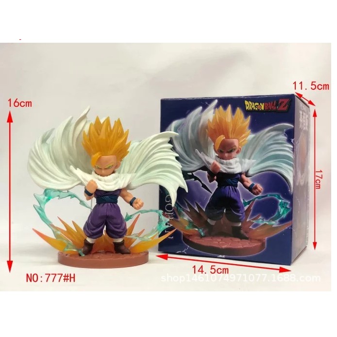 (Hết hàng) Mô hình Dragon Ball - Nhân Vật Songohan Kid siêu Saiya 16cm