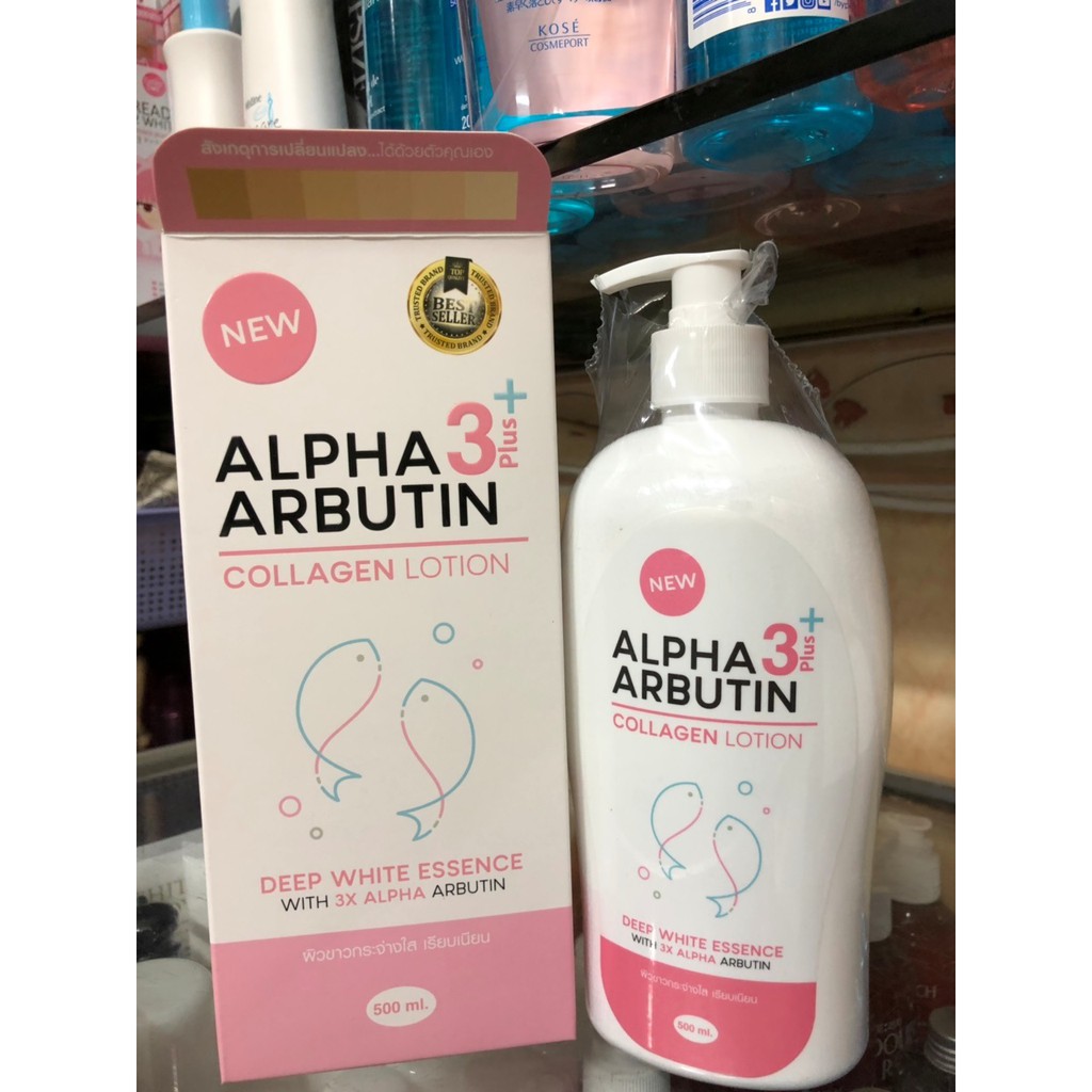 Lotion sữa dưỡng da anpha albutin 3+ 500ml MẪU MỚI 2020