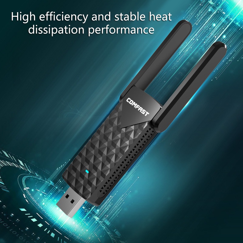 Thẻ Mạng Wifi Không Dây 2.4G + Mô Đun 1200Mbps Băng Tần Kép 5G