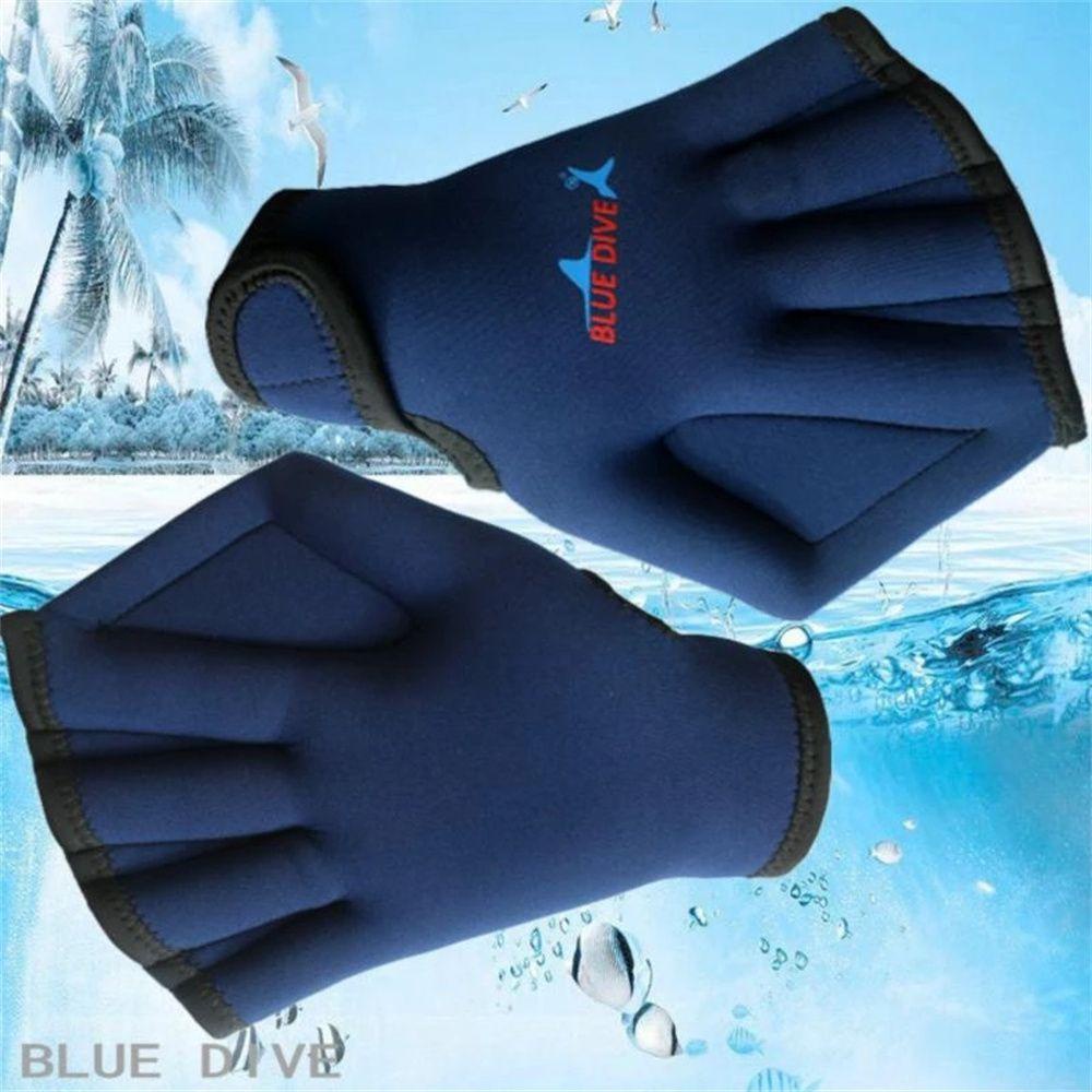 Găng Tay Bơi Lội Hở Ngón Có Màng Chống Nước