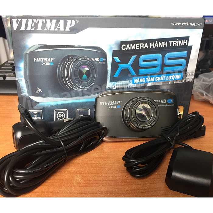 Camera hành trình Vietmap X9S ghi hình Full HD 1080P