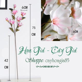 Hoa giả - hoa Mộc Lan lụa 75cm