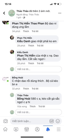 Bộ 4 món dao kéo nhật