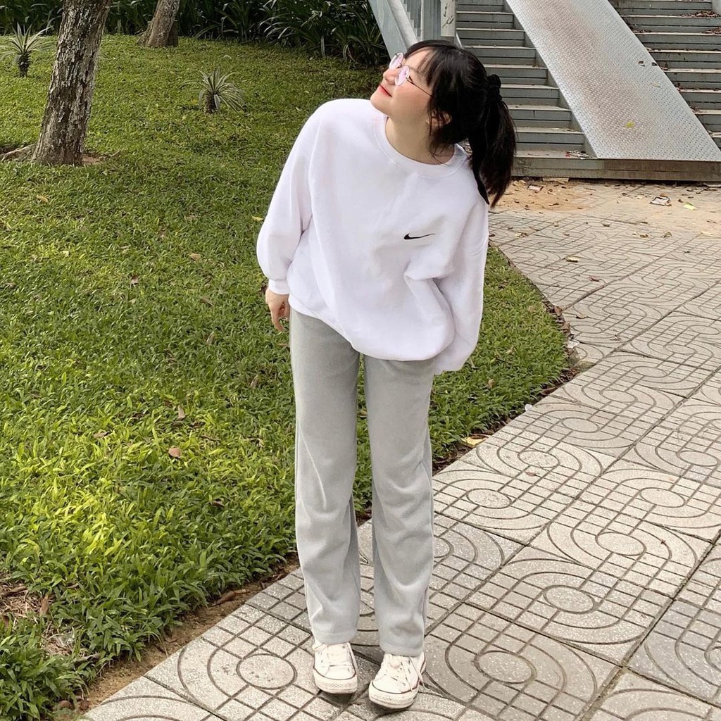 đơn 99K] Quần Nỉ Nhung Tăm Ống Suông - Hàng Loại 1 - Titto Closet