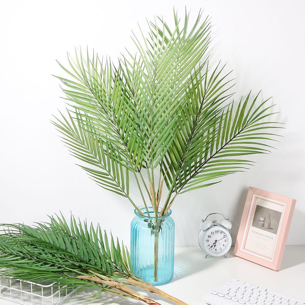 Lá Cọ Giả Trang Trí Tiệc Cưới Kích Thước 60 / 68CM|Cây Cọ Giả Giống Người Sống Động Như Thật