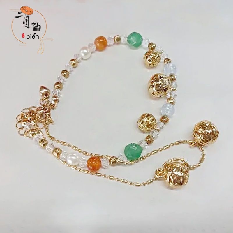 Lắc Chân Hai Lớp Phong Cách Hanfu Trung Hoa Cổ Điển Thời Trang