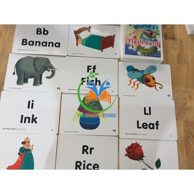 Flash Card Oxford Phonics World Level 1