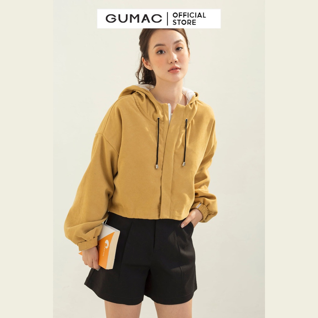 [Mã WABRGU99 giảm 12% đơn 99K] Quần short nữ xếp ly thời trang GUMAC QC03062