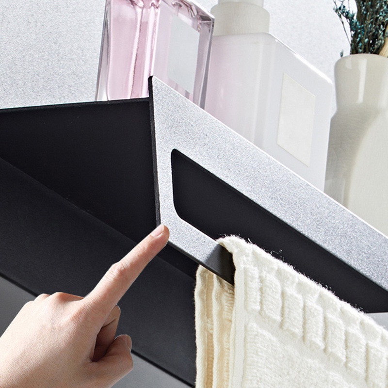 Giá Treo Khăn Bằng Nhựa Eva Chống Rỉ Sét Tiện Dụng Cho Phòng Tắm / Nhà Bếp