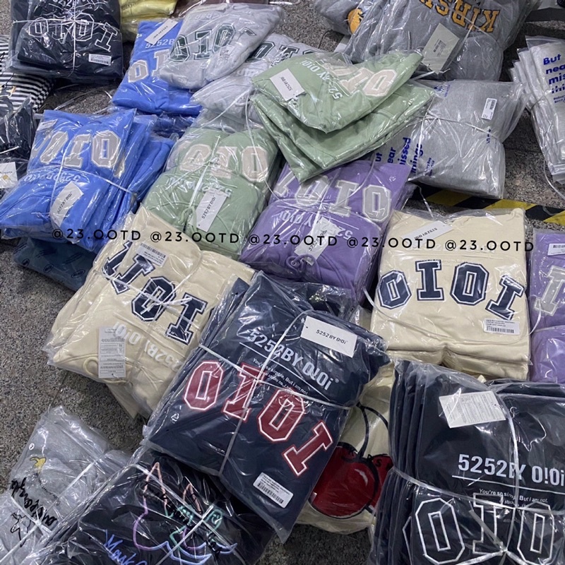 Áo hoodie OiOi Rose |ẢNH THẬT|