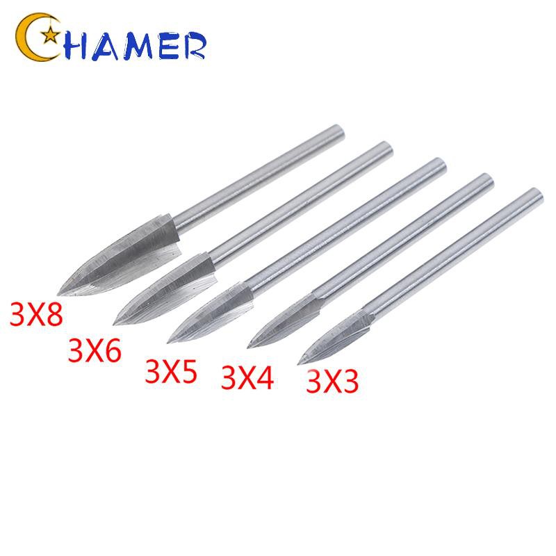 Mũi Điêu Khắc Gỗ 3mm 3-8mm Màu Trắng