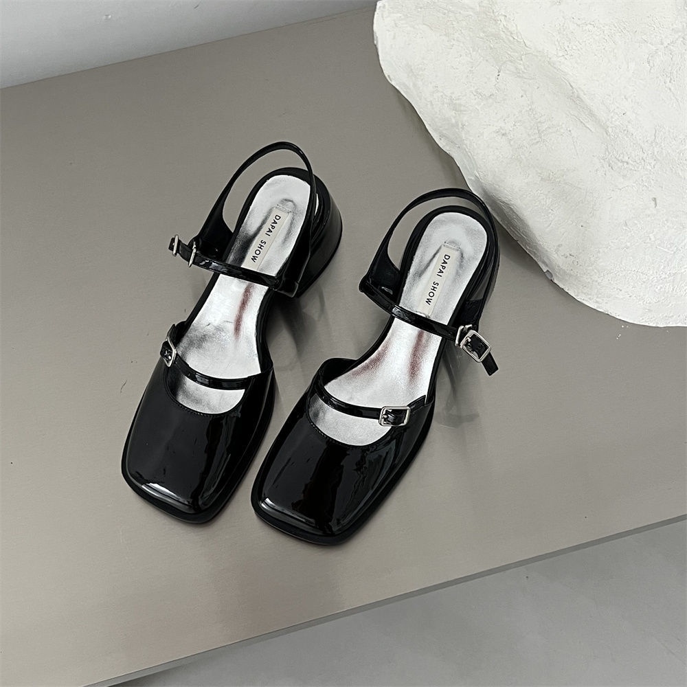 Giày Sandal Gót Dày Hở Ngón Thời Trang Mùa Hè 2022 Cho Nữ