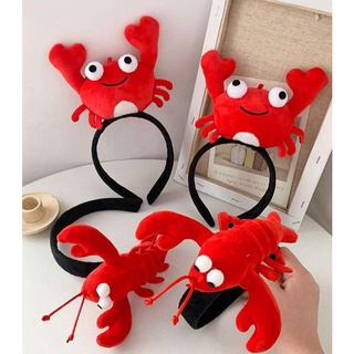 Băng đô cài tóc tôm hùm, cua đỏ dễ thương ngộ ngĩnh