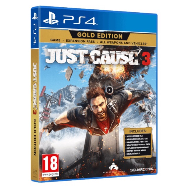 ĐĨA GAME PS4 JUST CAUSE 3 GOLD EDITION