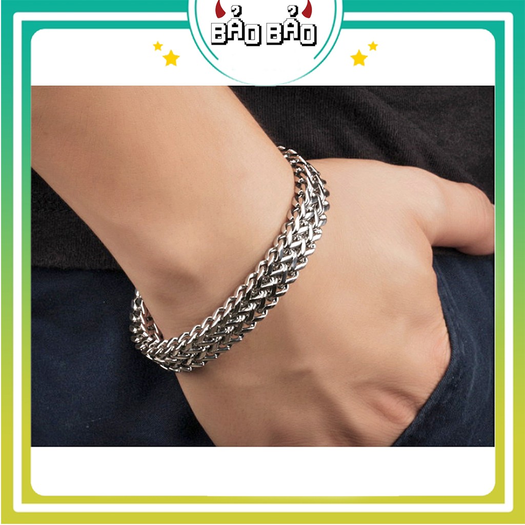 VÒNG TAY NAM HỢP KIM TITAN - N1 [ FREE SHIP ]