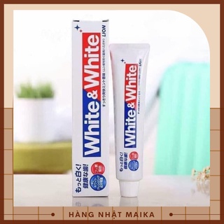 KEM ĐÁNH RĂNG WHITE & WHITE LION 150G [ HÀNG NỘI ĐỊA NHẬT ]