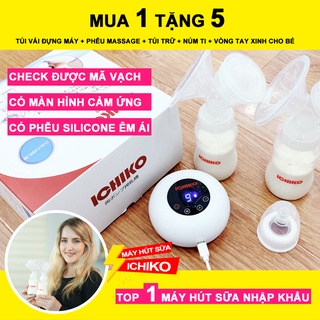 Máy Hút Sữa Điện Đôi Ichiko Nhật Bản  Tặng Kèm Quà Của Hãng