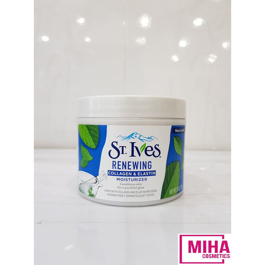 Kem Dưỡng Ẩm St.Ives Renewing Collagen & Elastin Moisturizer 283g USA