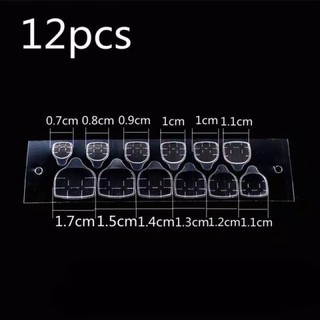 Set 24 sticker silicon dán móng tay giả siêu chắc