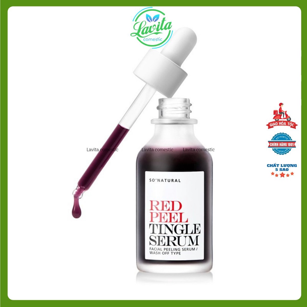 Serum peel da hóa học RED PEEL TINGLE SERUM - PEEL DA KHÔNG BONG TRÓC -Huynmio