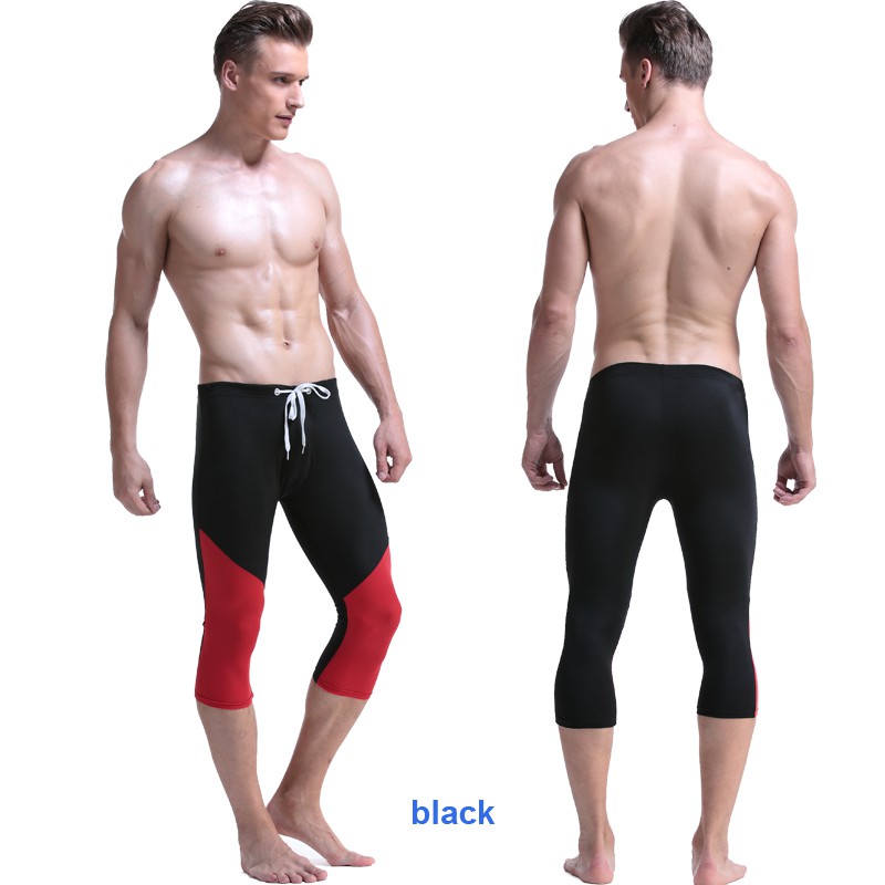 Quần bơi dài 3/4 dáng ôm nhiều màu cho nam | BigBuy360 - bigbuy360.vn