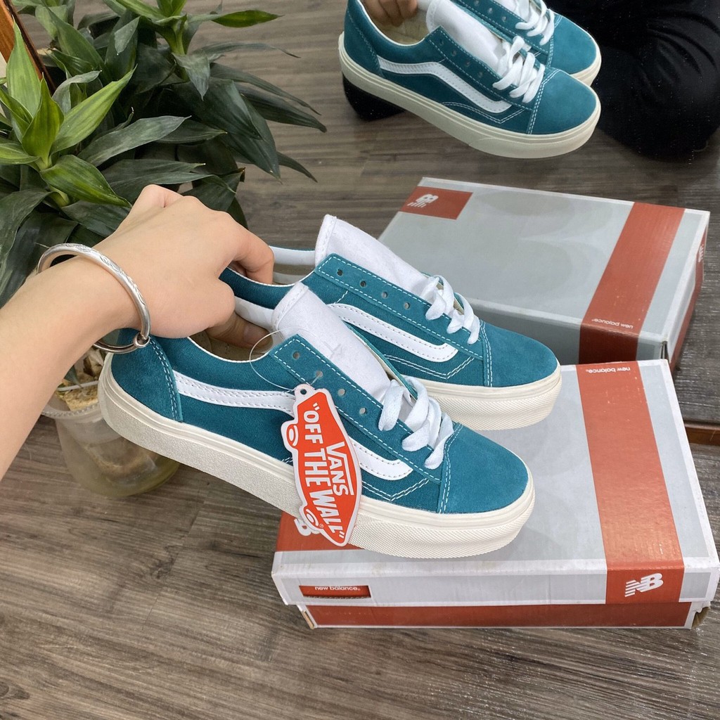 (Tặng box hãng) Giày thần thánh: Van5ss xanh cao cấp
