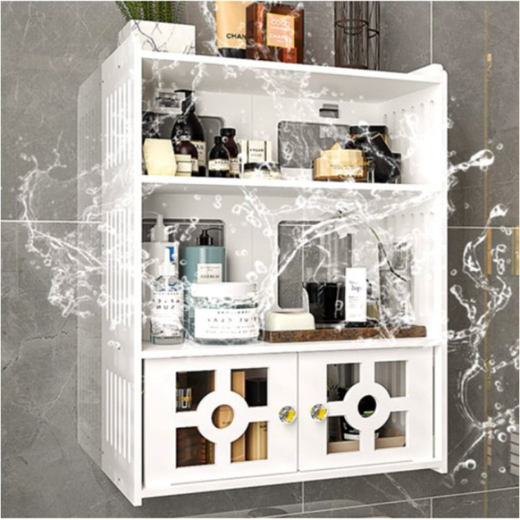 [SIÊU ƯU ĐÃI] Kệ treo tường, tủ đựng đồ nhà tắm thiết kế hiện đại, chất liệu kháng nước tuyệt đối FNN-381 | BigBuy360 - bigbuy360.vn