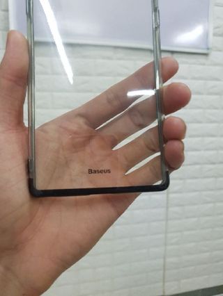 Ốp lưng Baseus Glitter Note 9 viền màu siêu dẻo