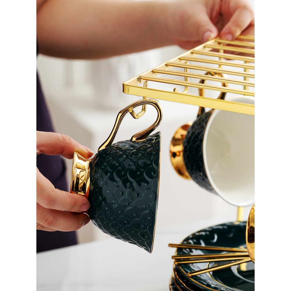 Giá tiện dụng treo ly để Dĩa giúp gọn gàng phong cách châu âu