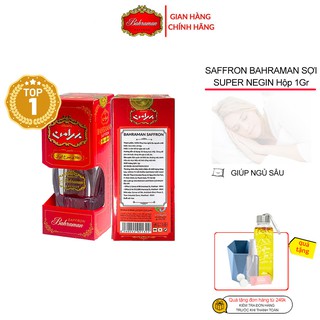 Nhụy hoa nghệ tây Saffron Bahraman 1 Gram loại negin cao cấp