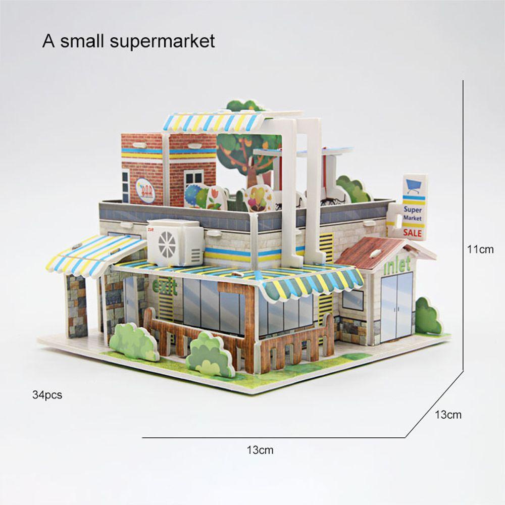 NICKOLAS Bộ Xếp Hình 3D Sáng Tạo Cho Bé
