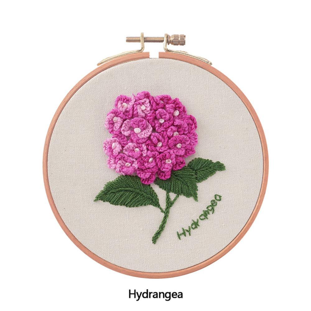 Bộ Tranh Thêu Chữ Thập Thủ Công Tự Làm Họa Tiết Hoa Xinh Xắn A6V5