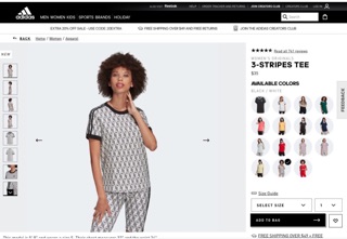 Áo phông 3-Stripes Tee Made in Cambodia full tag code