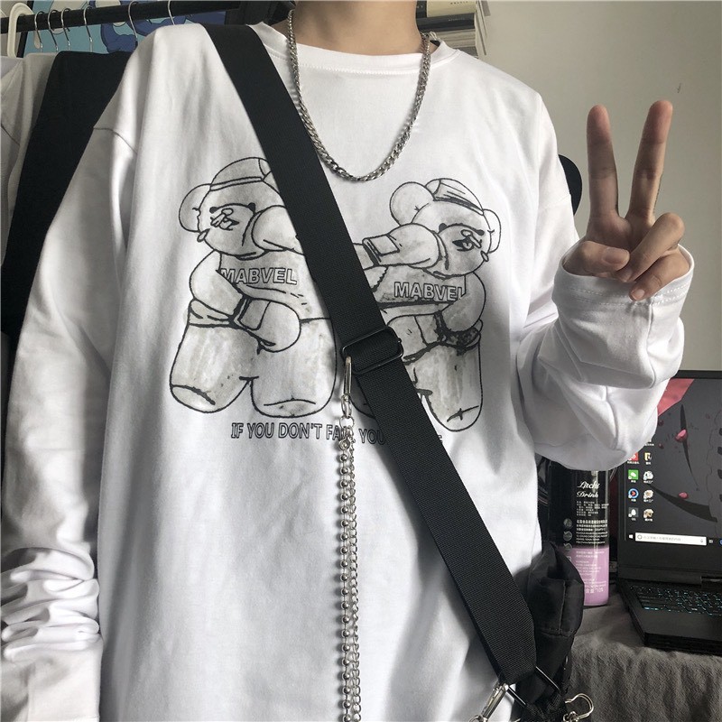 Áo thun tay dài form rộng NEKO.SG, Áo thun Streetwear SWT10 | BigBuy360 - bigbuy360.vn