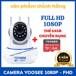 Camera wifi yoosee 3 anten - chuẩn 2.0 1080p