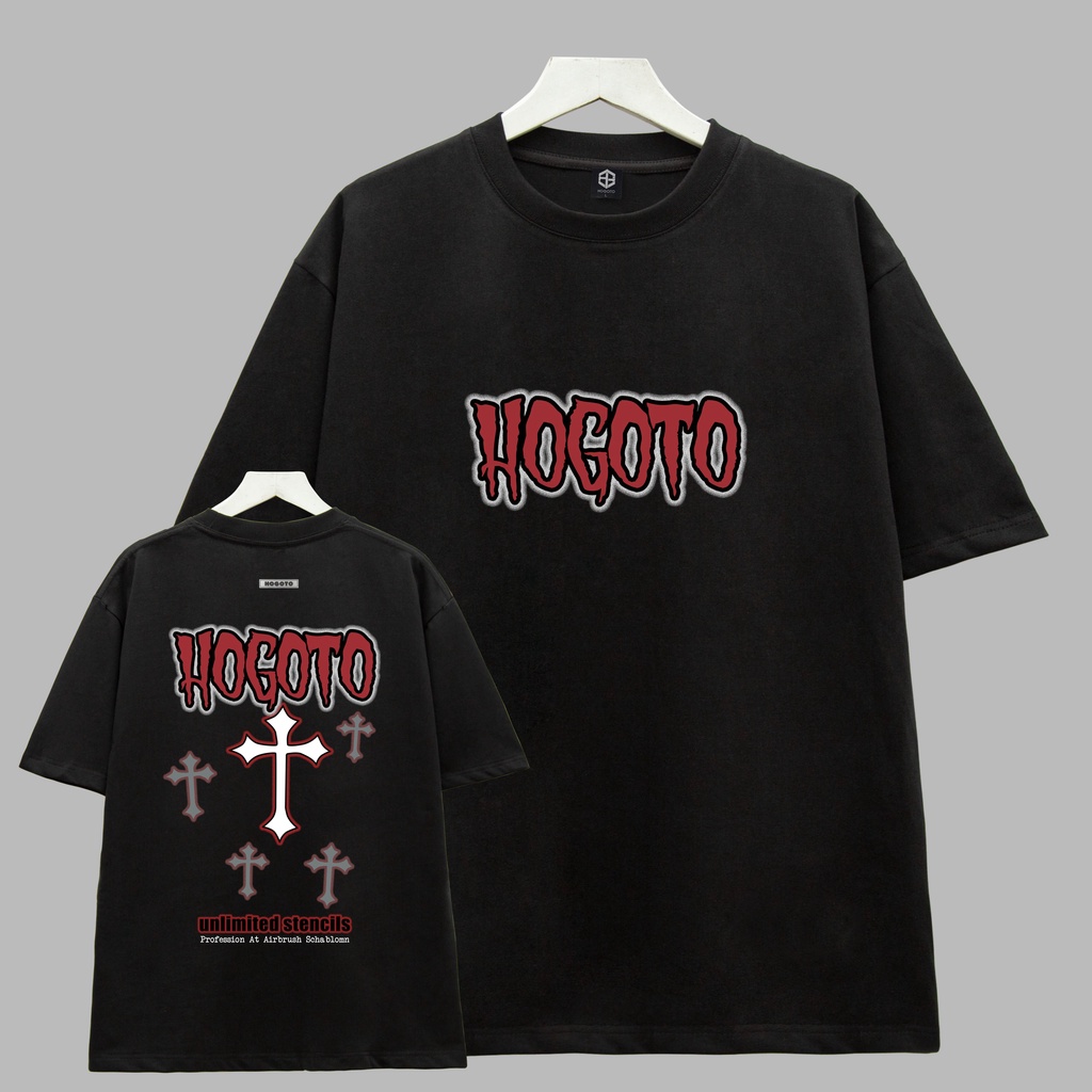 Áo thun Local Brand HOGOTO CHỮ THẬP ĐỎ - shop Hogotoclub , nam nữ unisex 100% cotton from rộng oversize