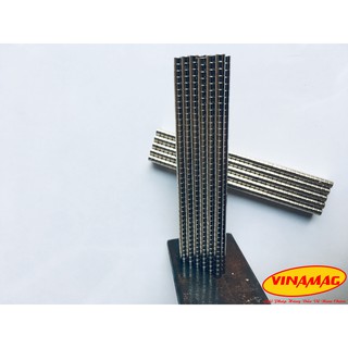 100 viên Ø 3x2mm nam châm đất hiếm lực từ cực mạnh, nam châm nguyên liệu điện tử