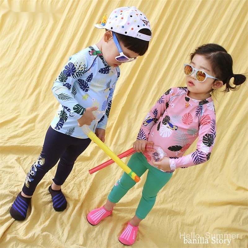 Bộ đồ bơi lướt sóng tay dài dành cho trẻ em 2-8 tuổi