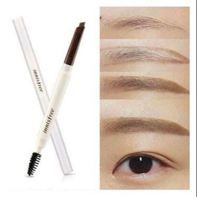 Chì kẻ mày 4D innisfree 2 đầu