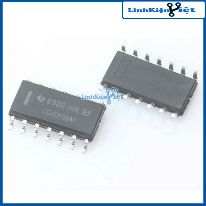 IC chức năng CD4069BE DIP14, CD4069BM SOP14