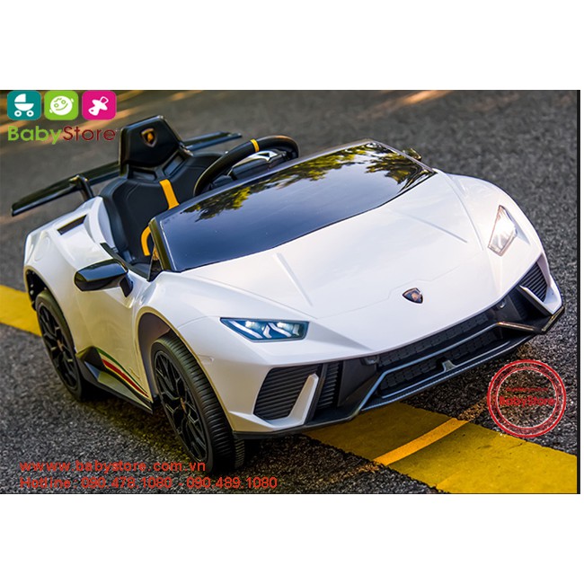 Ô tô điện trẻ em siêu xe bản quyền Lamborghini Huracan S308